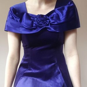 Vintage Crushed Velvet Dress